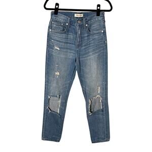 Madewell The Perfect Vintage Jean in Chet Wash: Distressed Edition Size 26